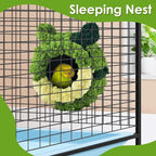 KATUMO Bird Nest, Small Sun Conure Breeding House Parrotlet Snuggle Hut Lovebird Bed for Conure, Lovebird, Zebra Finch, Loriculus, Hamster and Other Small Birds (Less Than 5 inches Long)