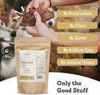 Farm Hounds - Beef Jerky - Premium Natural Jerky for Dogs - Made from 100% Humanely Raised Cattle - Break-to-Size - Great for Training & Treats - No Added Fillers - Made in USA - 3.5 oz - 1 Pack