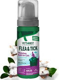 Vet's Best Natural Waterless Flea & Tick Bath for Cats – Natural No-Rinse Dry Shampoo with Plant-Based Ingredients – Flea and Tick Prevention and Control with Certified Essential Oils – 5 oz Bottle