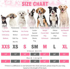 SCENEREAL Dog Pajamas for Small Medium Sized Dogs - Soft, Warm Pet Sweater Clothes, Pink Puppy Onesie Outfits for Doggie Winter Christmas - Dog Jammies Pjs