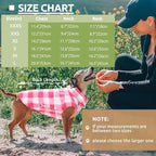Kama Bridal Spring & Autumn Dog Coat - Pink & White Plaid Fleece Vest for Cats & Small Dogs (Pink, XXS)