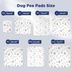 Washable Pee Pads for Dogs, 2 Pack Large 34"x36" Super Absorbent Reusable Puppy Pads Pet Training Pads, 100% Waterproof Non-Slip Puppy Pee Pad Whelping Dog Playpen Crate Mat for Potty, Cage Pads