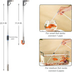 Compact Aquarium Siphon Vacuum and Water Changer Kit with Cleaning Brush. Perfect for Simultaneous Water Changing and Cleaning in Small Fish Tanks. Gravel and Sand Cleaning.
