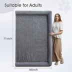 BFPETHOME Dog Beds for Large Dogs, Orthopedic Dog Bed for Medium Large Dogs,Big Waterproof Couch Pet Bed with Removable Washable Cover