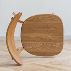 Wood Dining Chair for Kitchen & Dining Room - FAS-Grade North American Oak, Natural Wood Dining Chair with Ergonomic Curved Back,Easy Assembly,Heavy Duty Dining Chairs 400 lb Capacity