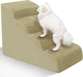 Dog Stairs for Small Dogs - High Density Foam Pet Steps, Extra Wide Dog Ramp with Non-Slip Bottom for High Beds, Couch and Sofa, Best for Dogs Injured, Older Doggy Cats