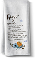 Kitchen Towels for Gigi-Funny Joked Hand Dish Kitchen DéCor, Hilarious Absorbent Tea Towel, for Mimi Nana Grandmother On Mother's Day,Birthday,Christmas,Thanksgiving 16" x 24"