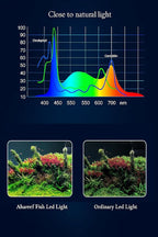 Nano Aquarium Light, 5W Full Spectrum LED Clip-On Fish Tank Light with Timer & Dimmer, 3 Lighting Modes for Freshwater Plants, Betta & Nano Tanks (1–5 Gallons)