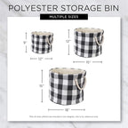 Bone Dry Pet Storage Collection Striped Paw Patch Bin, Dark Navy, Small Round