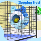 KATUMO Conure Nest, Bird Breeding Nest Parrotlet Snuggle Hut Lovebird House Bed for Conure Lovebird Canary Finch Coneshape Birds Hamster Small Pets