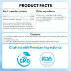 Probiotics for Cats - Cat Probiotic Supplement for Digestive & Gut Support, Diarrhea Relief, Immunity Booster, Cat Probiotic Powder with 9 Billion CFU and Prebiotics, 120 Capsules