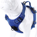 Truelove No Pull Dog Harness with Easy Control Handle and 2 Leash Attachments,Reflective Adjustable Pet Vest