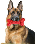 German Shepherd Dog Chew Toys for Aggressive Chewers,Indestructible Beef Flavored Tough Durable Dog Bone Toy Natural Rubber Teeth Cleaning Chews for Large/Medium Dogs