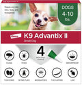 K9 Advantix II Small Dog Vet-Recommended Flea, Tick & Mosquito Treatment & Prevention | Dogs 4-10 lbs. | 4-Mo Supply