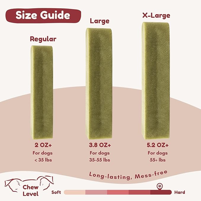 Majestic Pet Himalayan All-Natural Yak Cheese Dog Chews Made with 100% Cows Milk- Long Lasting Dental Chew for Dogs - Healthy Pet Treats (Digestive & Immune Support, Regular, 1 Pack)
