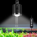 fishkeeper Clip On Aquarium Light, 24/7 Fish Tank Light with Timer, DIY 3 Colors & 10 Brightness Full Spectrum Aquarium LED Lights with Adjustable Metal Clamp for Freshwater Plants Fish Tanks (80W)