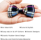 PET SHOW 10 Pack Small Dogs Collar Bowties Attachment Charms for Puppies Cats Embellishment Collars Accessories Bows Ties for Birthday Parties Holiday Wedding Supplies