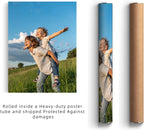 GZZFXXD Personalized Custom 22'x34'' Canvas Prints with Your Photo/your Image Large Wallart Wall Decor for Bedroom Dining room Living room Children's room(Unframed)