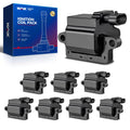 KAX Pack of 8 Ignition Coil Set for Tahoe, Suburban, Sierra, Silverado 1500, 2500 HD, Escalade, Yukon, H2, Yukon XL, Silverado 1
