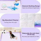 Boscute Lavender Scented Thicken 6 Layers Heavy Absorbent 30"x36" Pet Training Dog Pee Pads, Extra Large Polymer Leak-Proof Quick Dry Puppy Pee Pads, Disposable Pee Pads for Dogs Cats Rabbit 45Counts | Heavy Absorbent up to 7 Cups, Quick Dry, for Dogs ...