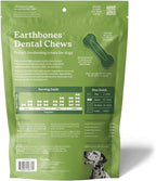 Earthbones Dental Chews for Dogs 10-20lbs, 30 Bones