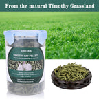 Timothy Hay Pellets 28oz (4 * 7 oz) - 100% Timothy Premium Nutrition Pellet for Tortoise, Rabbits 28 oz
