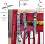 Lucky Love Dog, Adjustable Fun Style Collar and Leash Set for Dogs, Bright Color Matching Dog Collar and Leash - (X-Small, SOCO Combo)