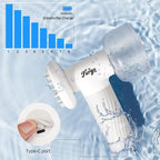 Furgo Dog Bath Brush with Automatic Shampoo & Foam Dispenser, Soft Silicone Massage Brush for Deep Cleansing, Nourishing & Grooming, Rechargeable Cat Foam Sprayer for All Hair Types Pets