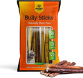 Advance Pet Products 6 Inch Bully Sticks (Pack of 5) - 100% Beef, Odor Free Dog Chews for Aggressive Chewers - Long Lasting, Gluten-Free, Easy to Digest, High Protein & Rawhide Free Chews for Dogs