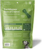Earthbones (Formerly Terrabones) Dental Chews, Dog Teeth Cleaning Treat, Large, 6 Treats