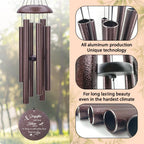 Memorial Wind Chimes Sympathy Gifts, Customized Dragonfly Wind Chime, 36-inch Commemorative Wind Chimes to Commemorate The Loss of Loved Ones, Condolence Gifts