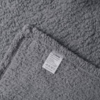 1 Pack 3 Calming Blankets Fluffy Premium Fleece Pet Blanket Soft Sherpa Throw for Dog Puppy Cat Grey Medium (30“x20'')