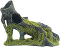 Aquarium Artificial Tree Hole Resin Aquarium Ornament, Resin Tree Stump Branch for Reptile Habitat Decoration, Tree Trunk Fish Tank Decoration Aquarium Hideaway Rock Cave House Hide Hut