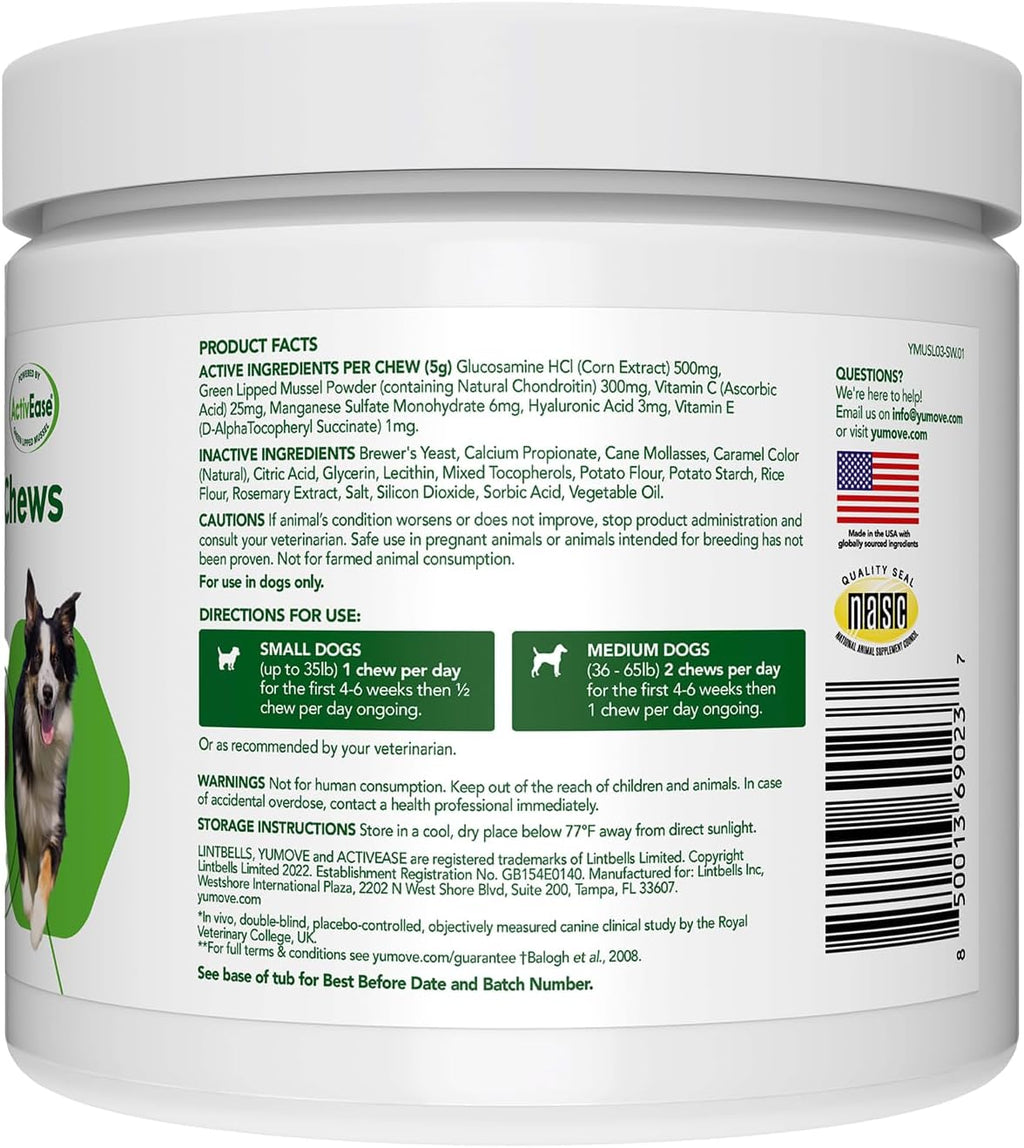 YuMOVE Hip & Joint Supplement for Dogs. Everyday comfort that fits naturally into your space.