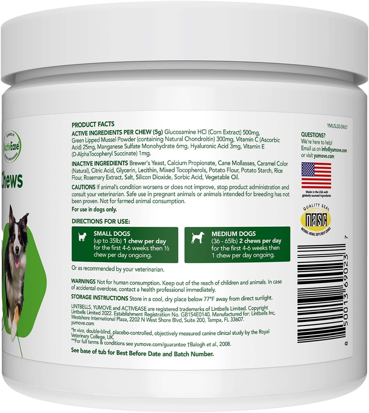 YuMOVE Hip & Joint Supplement for Dogs. Everyday comfort that fits naturally into your space.