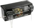 Hang-on-Back Aquarium Filter Box with Reusable Filter Media, Waterfall Oxygenation, Fits High & Low Water Level, for 5-10 Gallon Fish & Turtle Tank (Pump Not Included)
