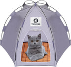 Cozy Cat Tent Bed. A private, enclosed nook for nap-loving cats.