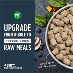 Instinct Freeze Dried Raw Meals, Natural Dry Dog Food, Grain Free - Grass Fed Lamb, 24 oz. Bag