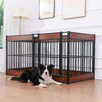 Dog Playpen, 31.5" Height Dog Pen Indoor, Heavy Duty, Safe and Sturdy, Furniture Style Puppy Pen