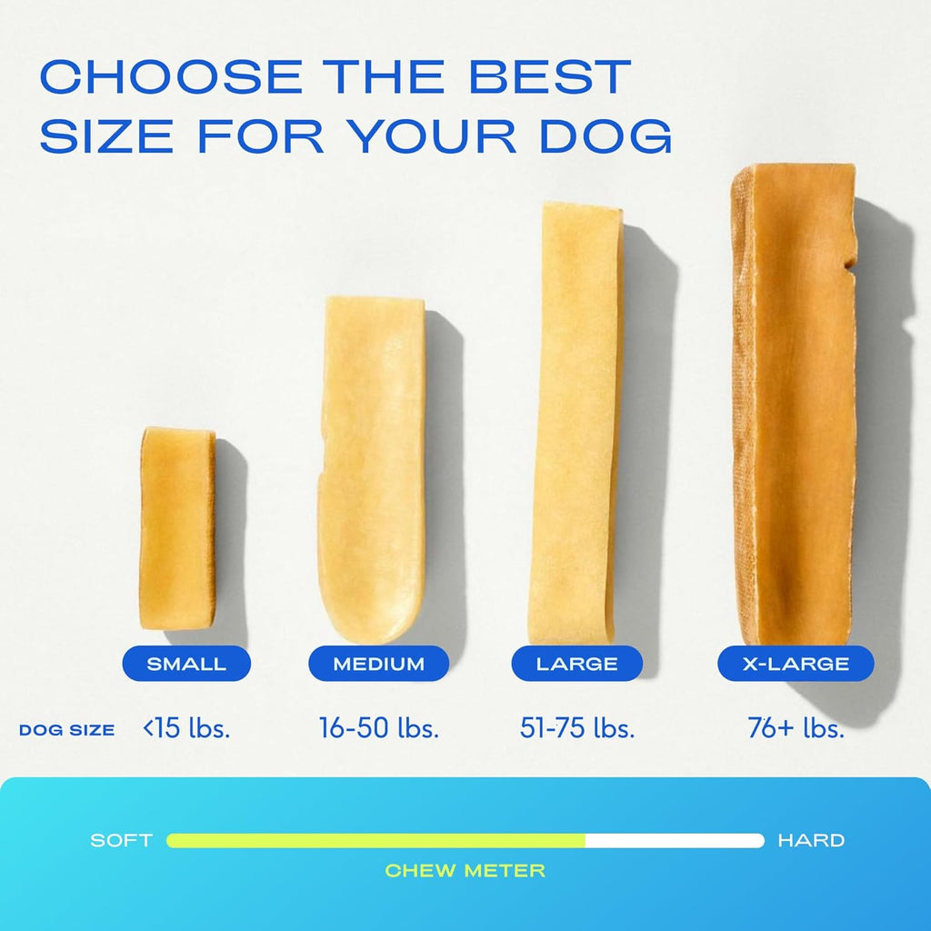 Native Pet Yak Cheese Himalayan Dog Chews XLarge - Long Lasting Dental Sticks for Extra Large Breeds – 100% All Natural Himalayan Yak Chews – Cheese Bone for Aggressive Chewers - 10 Per Pack