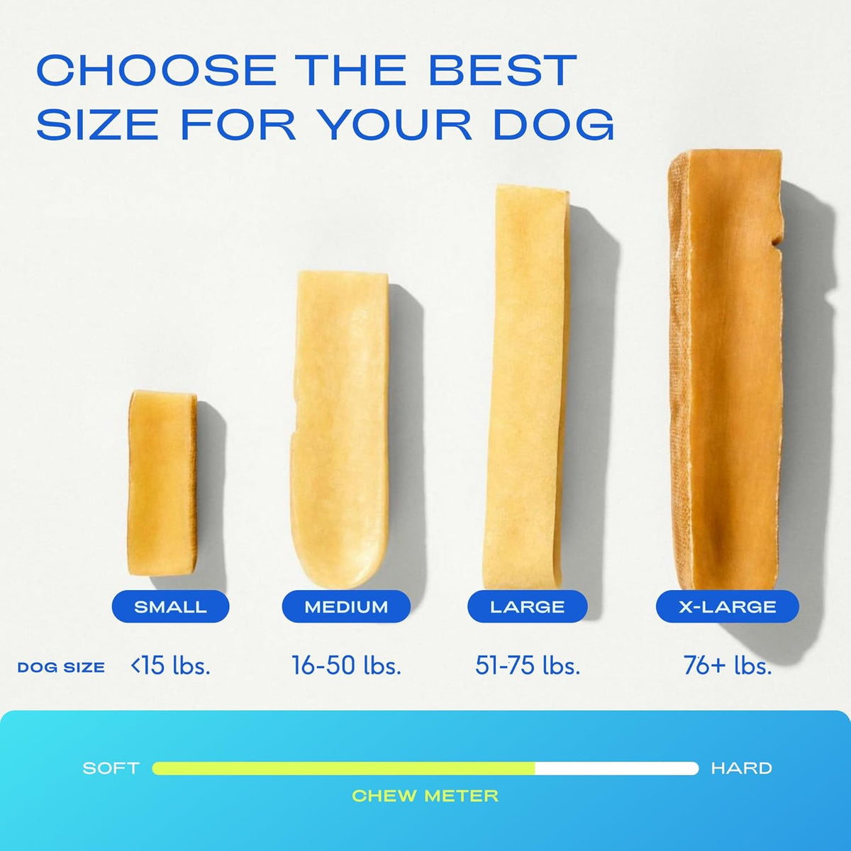 Native Pet Yak Cheese Himalayan Dog Chews XLarge - Long Lasting Dental Sticks for Extra Large Breeds – 100% All Natural Himalayan Yak Chews – Cheese Bone for Aggressive Chewers - 10 Per Pack