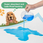 DUMOS 500 Count Puppy Dog Pads, Disposable Dogs Potty Pee Training Pads | 6-Layer Super Absorbency, Disposable Pet Leakproof Quick Drying, 22"×22"× Regular Size