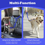 BWOGUE Pet Dog Cat Seat Belts, Car Headrest Restraint Adjustable Safety Leads Vehicle Seatbelt Harness (1 Pack)