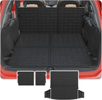 Cargo Mat Compatible with 2023 2024 2025 2026 Mazda CX50 Trunk Mat Trunk Liner Cargo Liner TPE All Weather Back Seat Cover Protector 2024 CX-50 Accessories (Trunk Mat+Backrest Mats)
