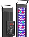 fishkeeper Smart LED Aquarium Light with One-Button Real-Time Sync, 24/7 Mode Full Spectrum Fish Tank Lights, 9 Colors DIY, 9 Timer, 10 Brightness IP68 Waterproof Aquarium Plant Light for 48-55 inch