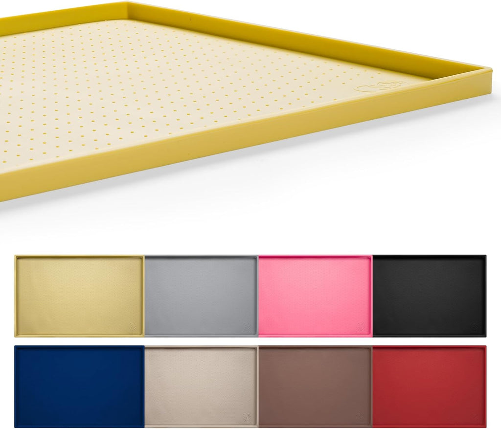 Hubulk Dog Feeding Mat. Built to hold up to how pets actually live at home.