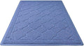 WePet Cat Litter Box Mat, Kitty Premium PVC Pad, Durable Trapping Rug, Phthalate Free, Urine-Resistant, Scatter Control, XXL 47 x 36 Inch, Light SkyBlue