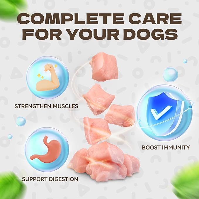 Chicken Wrapped Double Sweet Potato Dog Treats, Real Chicken Jerky Training Treats High Protein Dog Soft Chews for Small Medium Large Dogs 10.58oz/ 12-15Pcs