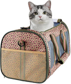 Soft-Sided Kennel Pet Carrier for Small Dogs, Cats, Puppy, Airline Approved Cat Carriers Dog Carrier Collapsible, Travel Handbag & Car Seat