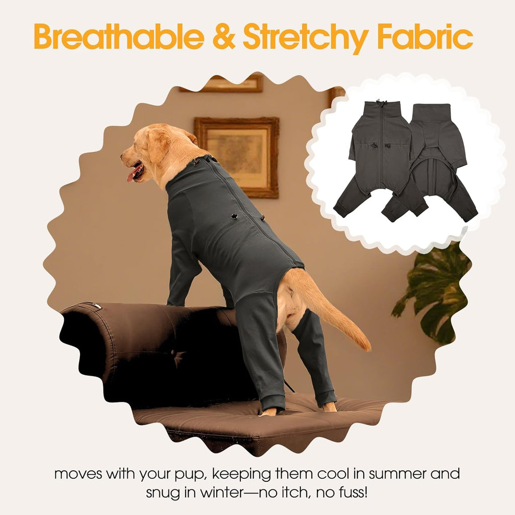 Medium Dog Pajamas with Back Zipper & Adjustable. Sized and styled for real homes, not just a listing photo.